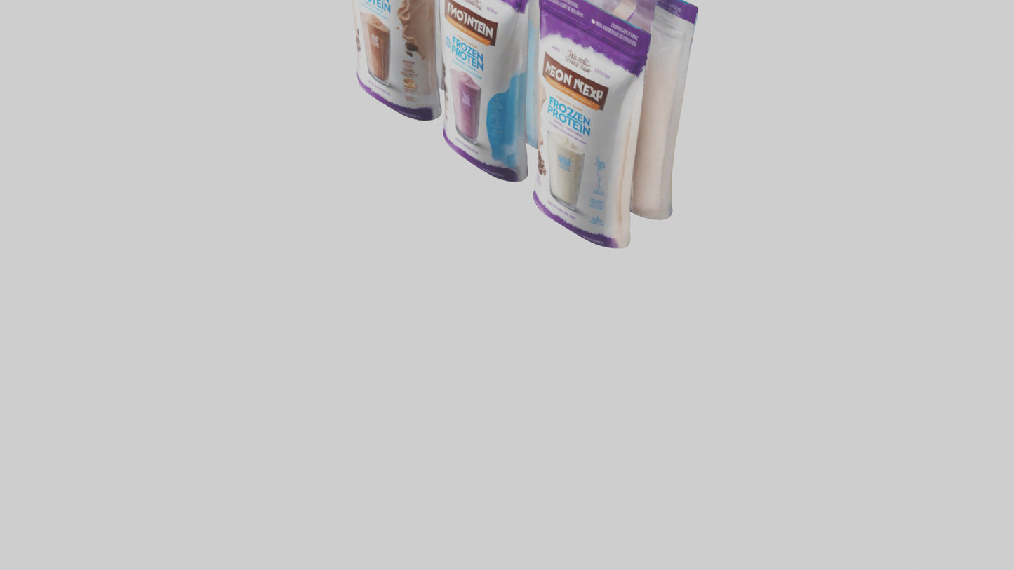 Frozen Protein Shake Packs model 3D model