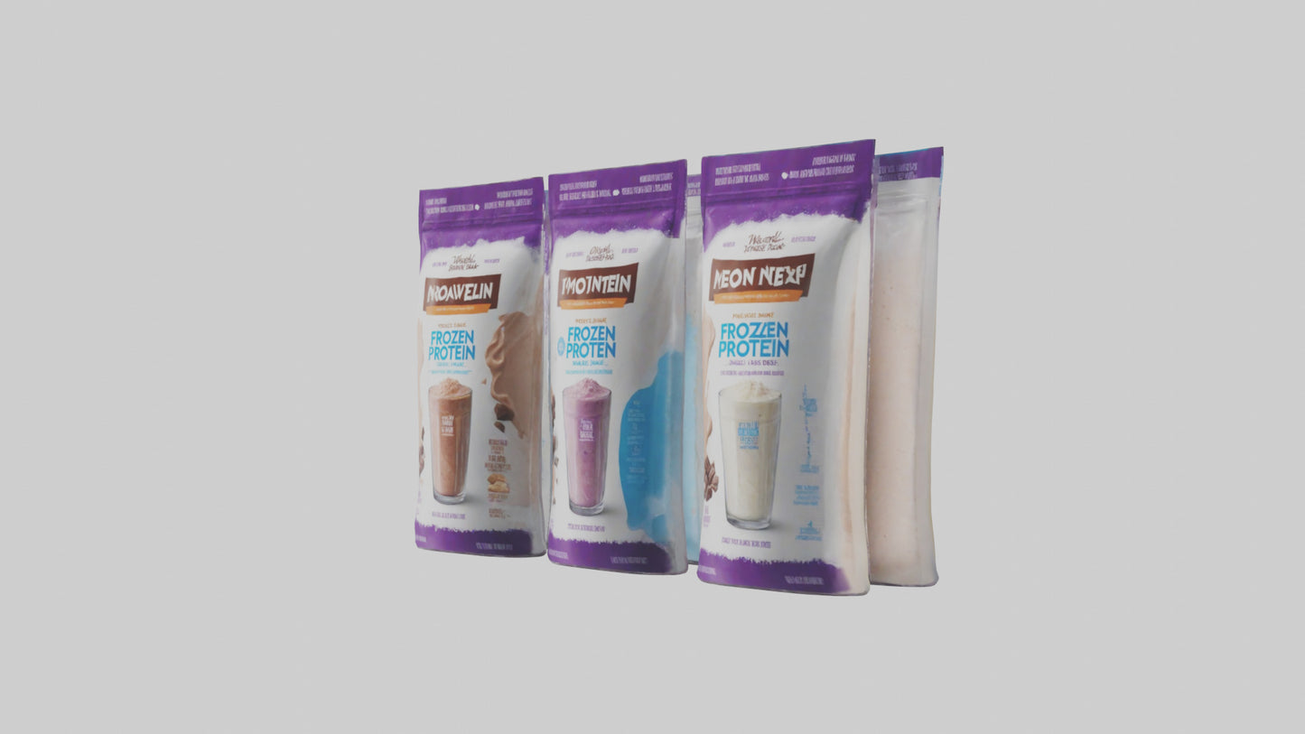 Frozen Protein Shake Packs model 3D model