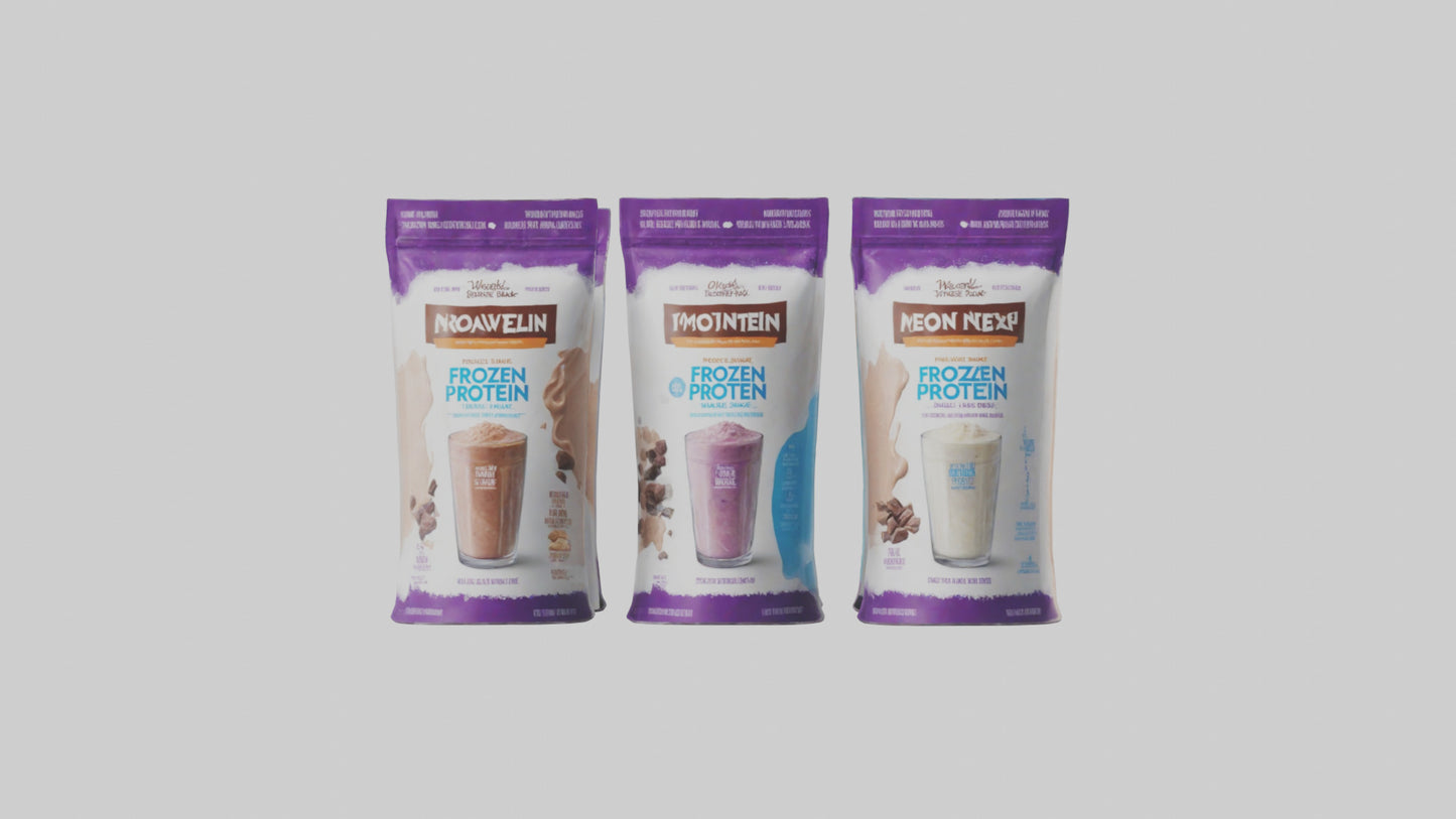 Frozen Protein Shake Packs model 3D model