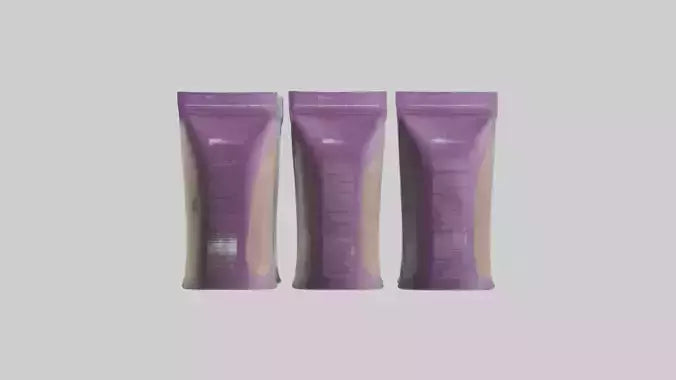 Frozen Protein Shake Packs model 3D model