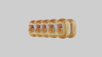 Frozen Sausage Rolls Pack model 3D model
