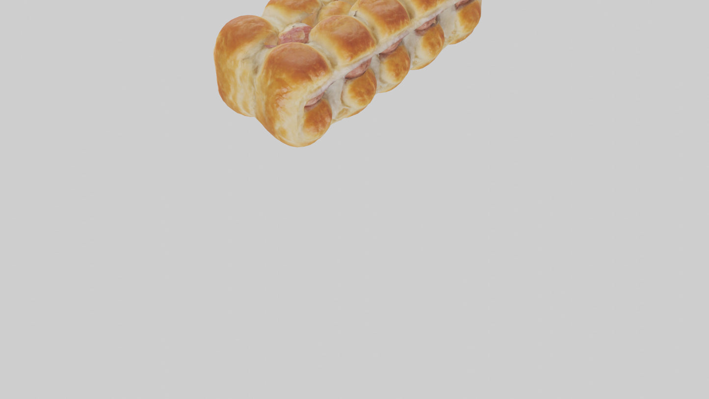 Frozen Sausage Rolls Pack model 3D model