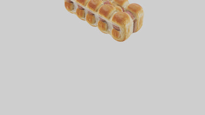 Frozen Sausage Rolls Pack model 3D model