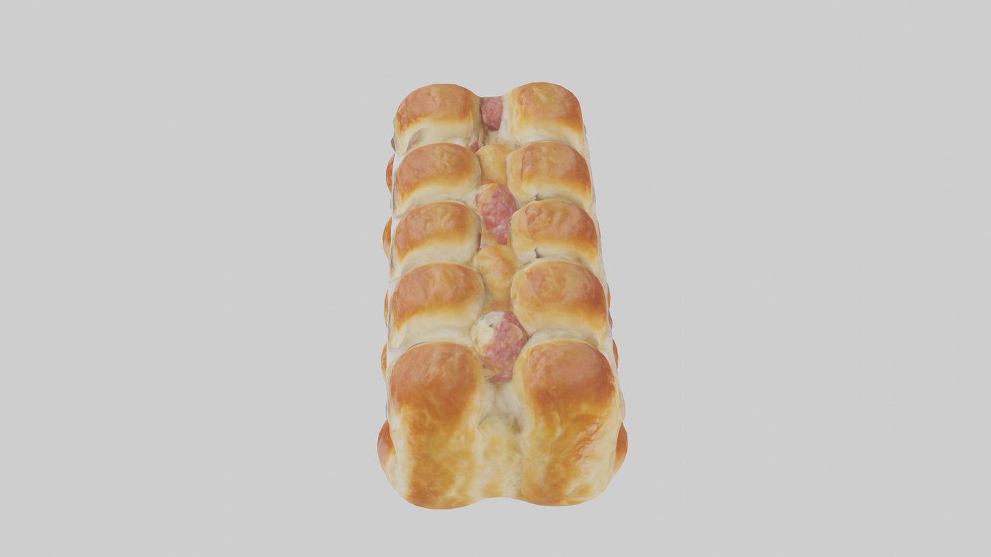 Frozen Sausage Rolls Pack model 3D model