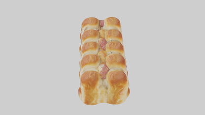 Frozen Sausage Rolls Pack model 3D model
