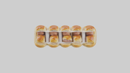 Frozen Sausage Rolls Pack model 3D model