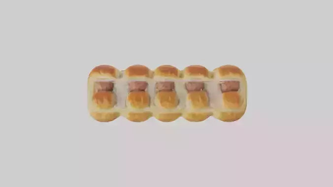 Frozen Sausage Rolls Pack model 3D model
