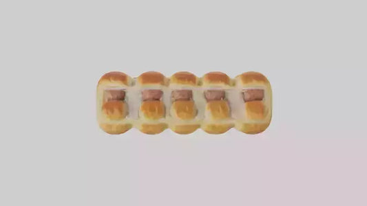 Frozen Sausage Rolls Pack model 3D model