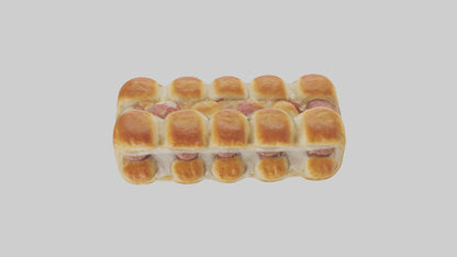 Frozen Sausage Rolls Pack model 3D model