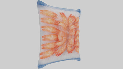 Frozen Shrimp Pack model VR / AR / low-poly