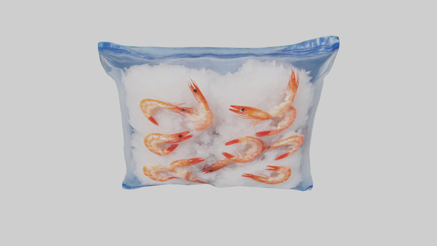 Frozen Shrimp Pack model VR / AR / low-poly