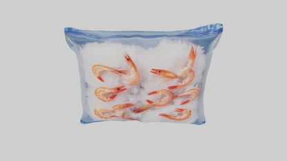 Frozen Shrimp Pack model VR / AR / low-poly