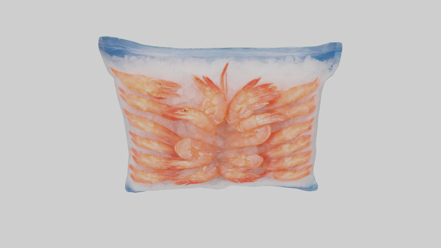 Frozen Shrimp Pack model VR / AR / low-poly