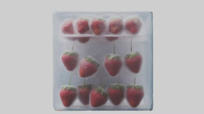Frozen Strawberries Pack model 3D model