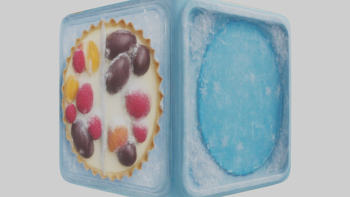 Frozen Tarts Pack model VR / AR / low-poly