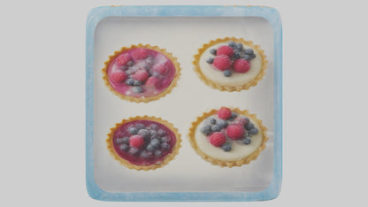 Frozen Tarts Pack model VR / AR / low-poly