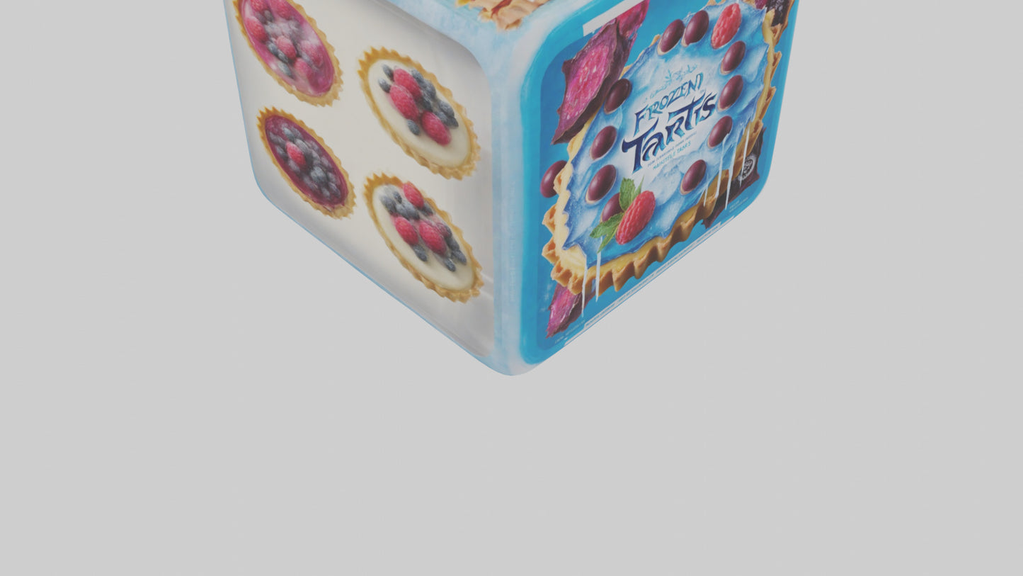 Frozen Tarts Pack model VR / AR / low-poly