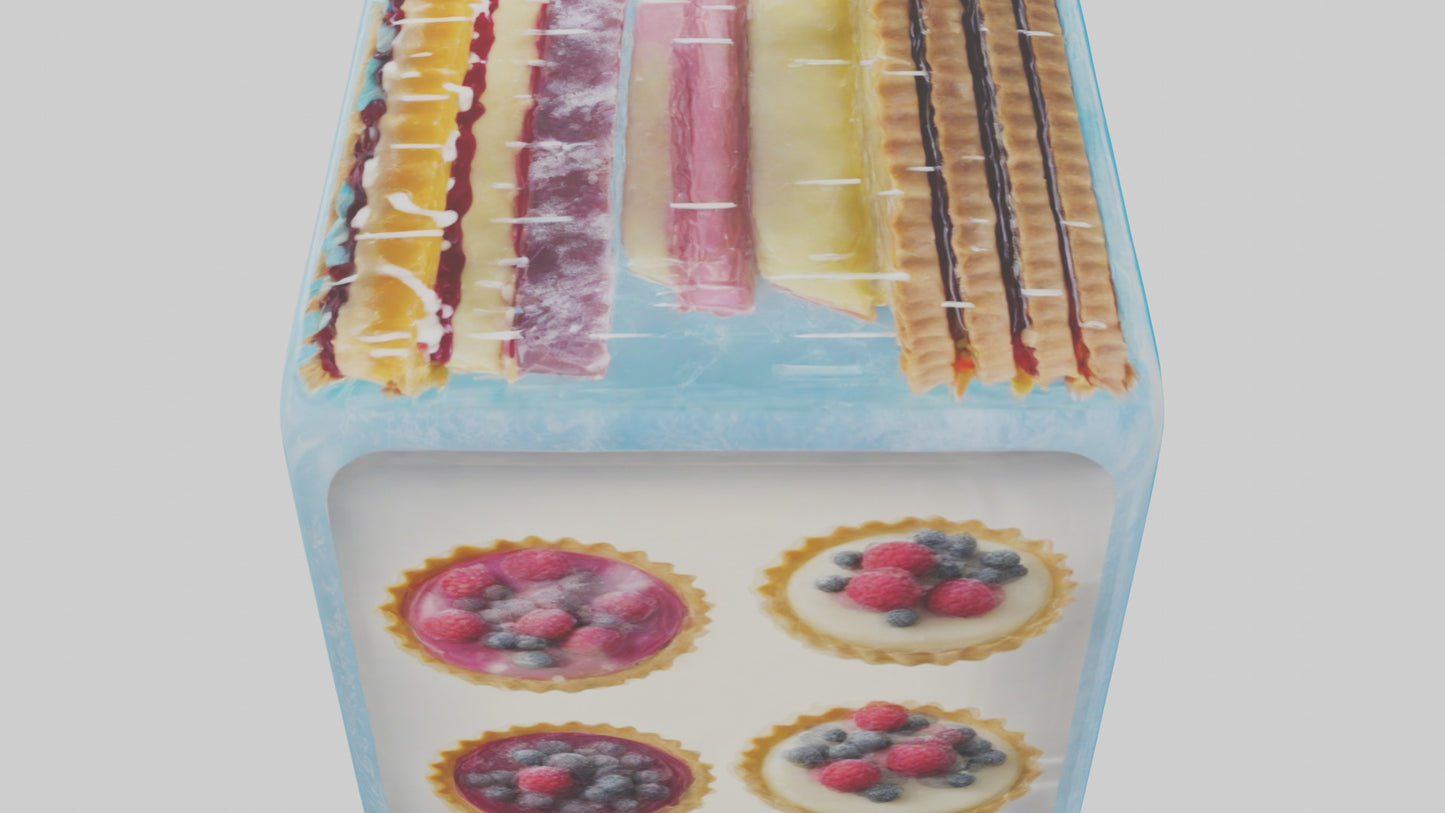 Frozen Tarts Pack model VR / AR / low-poly