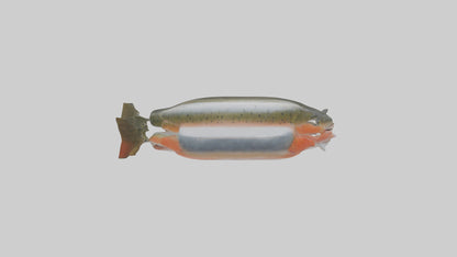 Frozen Trout Pack model VR / AR / low-poly