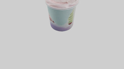 Frozen Yogurt Pack model VR / AR / low-poly