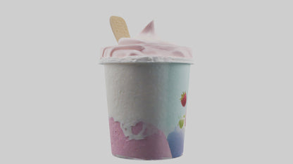 Frozen Yogurt Pack model VR / AR / low-poly