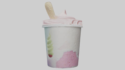 Frozen Yogurt Pack model VR / AR / low-poly