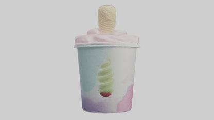 Frozen Yogurt Pack model VR / AR / low-poly