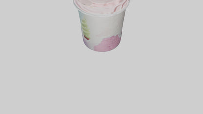 Frozen Yogurt Pack model VR / AR / low-poly