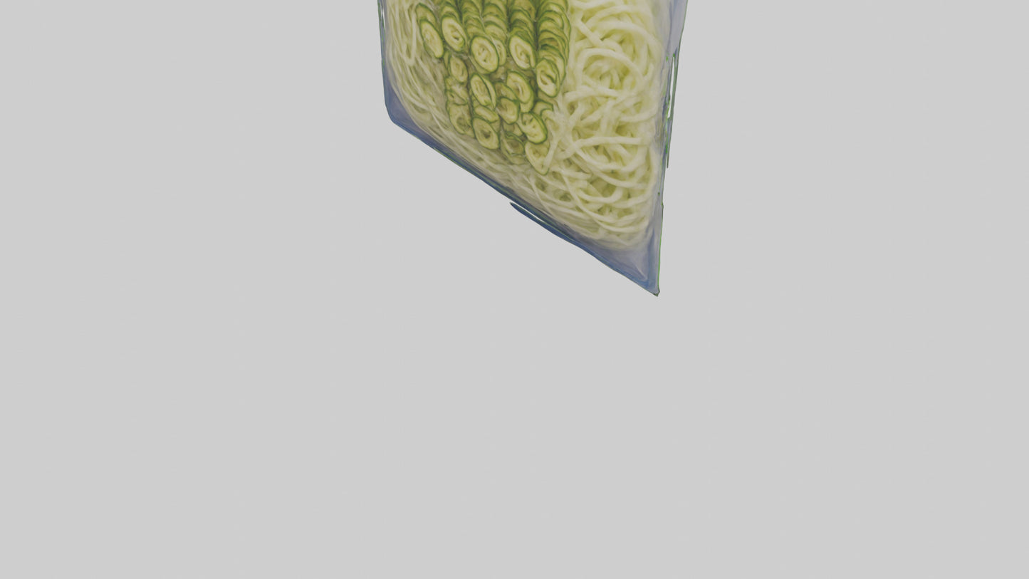 Frozen Zucchini Noodles Pack model 3D model