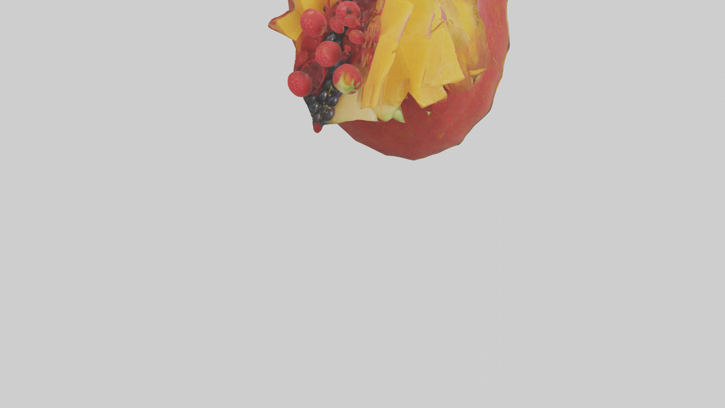 3D model Fruit Garnish model VR / AR / low-poly