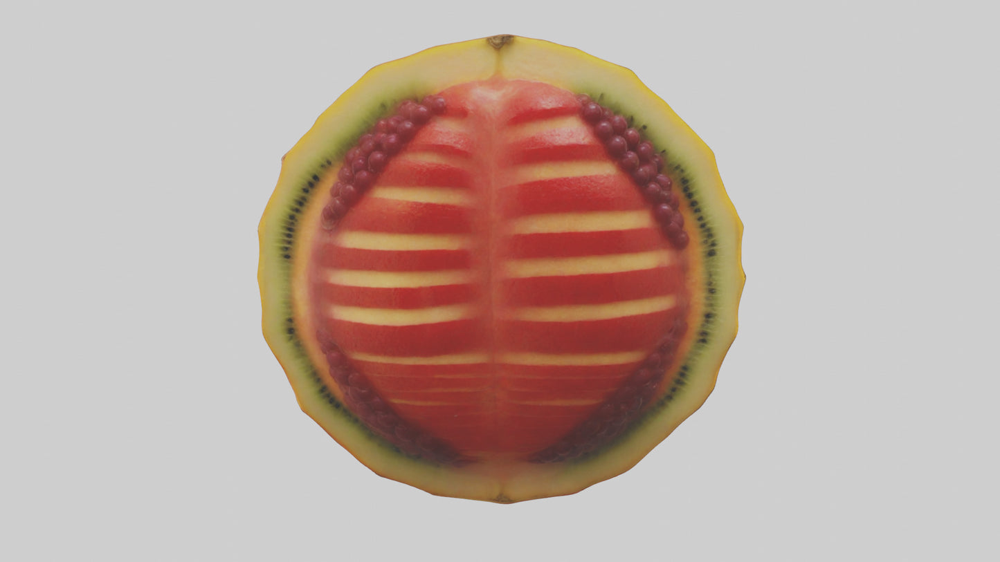 3D model Fruit Garnish model VR / AR / low-poly