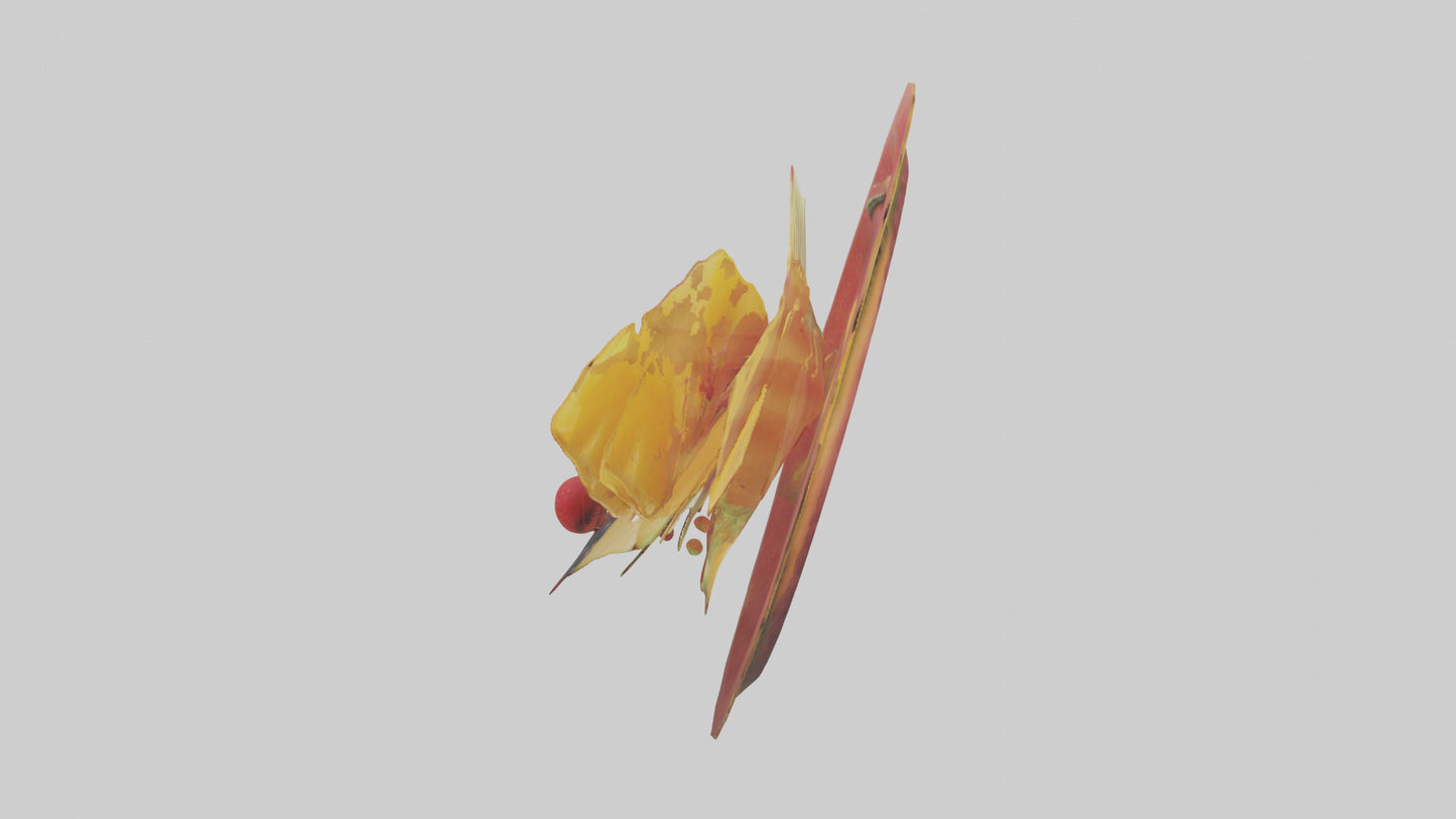 3D model Fruit Garnish model VR / AR / low-poly