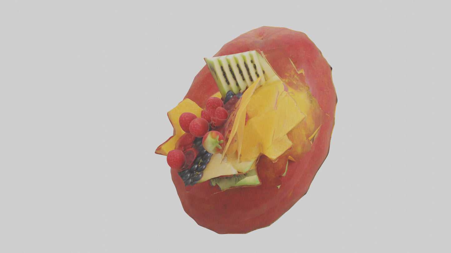 3D model Fruit Garnish model VR / AR / low-poly