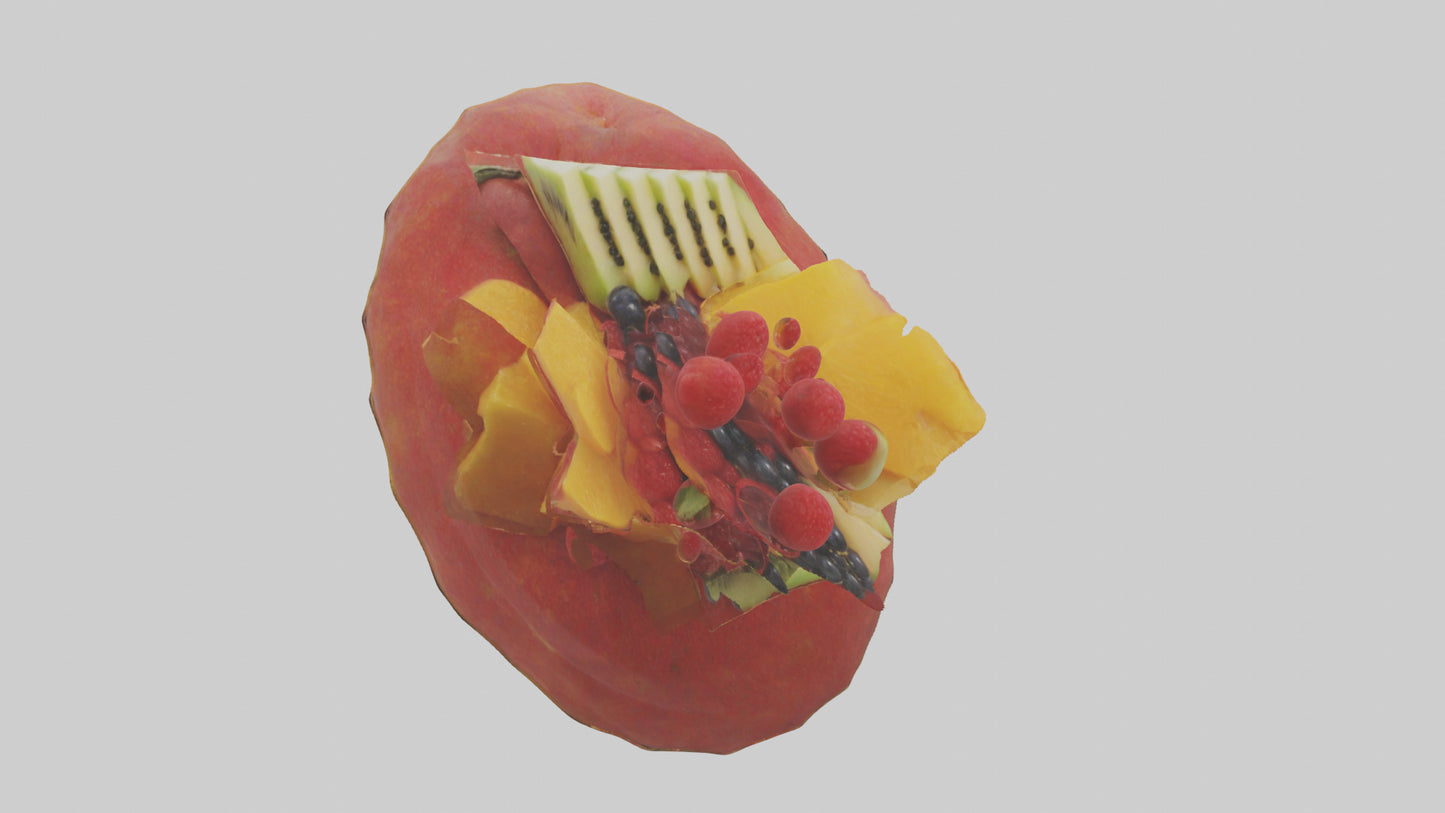 3D model Fruit Garnish model VR / AR / low-poly