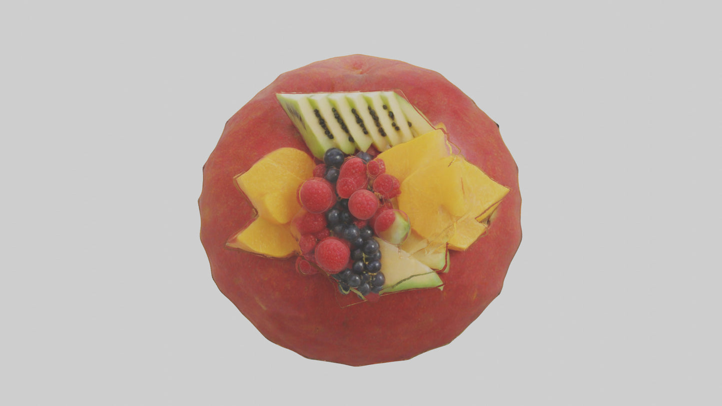 3D model Fruit Garnish model VR / AR / low-poly