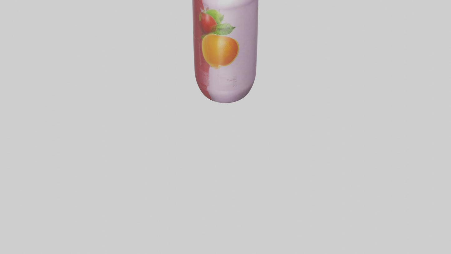 Fruit Juice Bottle model VR / AR / low-poly