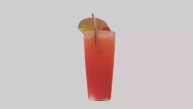 Fruit punch cocktail model 3D model