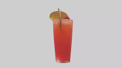 Fruit punch cocktail model 3D model