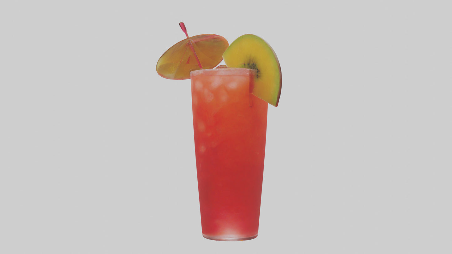 Fruit punch cocktail model 3D model