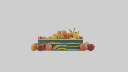 3D model Fruit Stand model VR / AR / low-poly