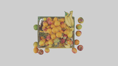 3D model Fruit Stand model VR / AR / low-poly