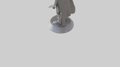 Future Knight statue model VR / AR / low-poly
