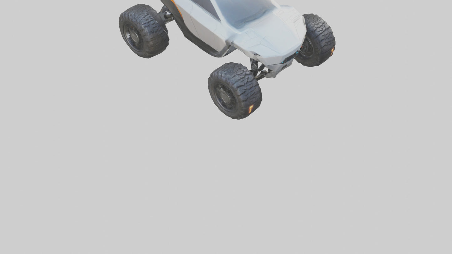 Futuristic Allterrain Vehicle model 3D model