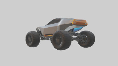 Futuristic Allterrain Vehicle model 3D model