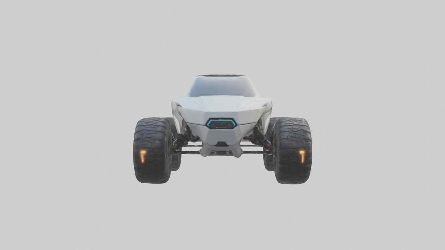 Futuristic Allterrain Vehicle model 3D model