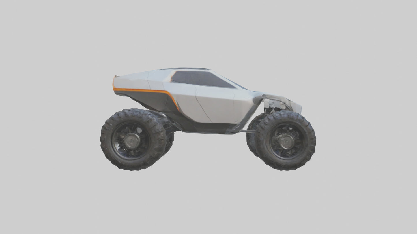 Futuristic Allterrain Vehicle model 3D model