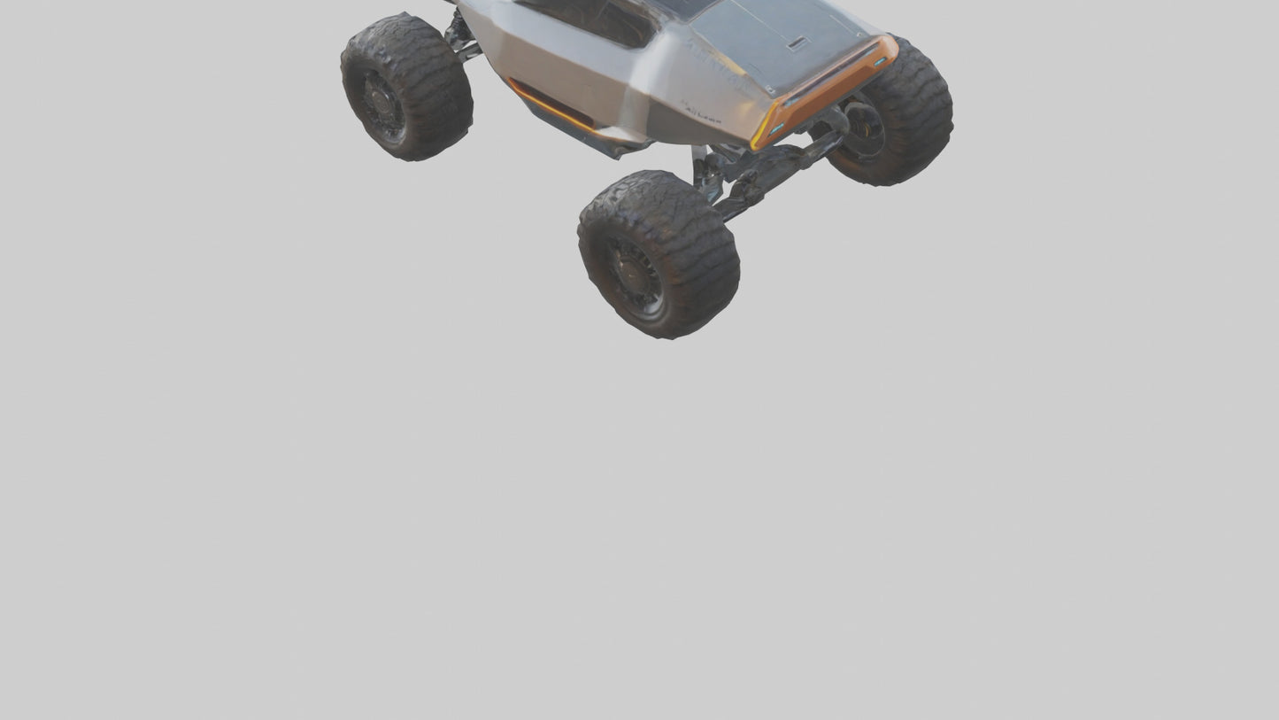 Futuristic Allterrain Vehicle model 3D model