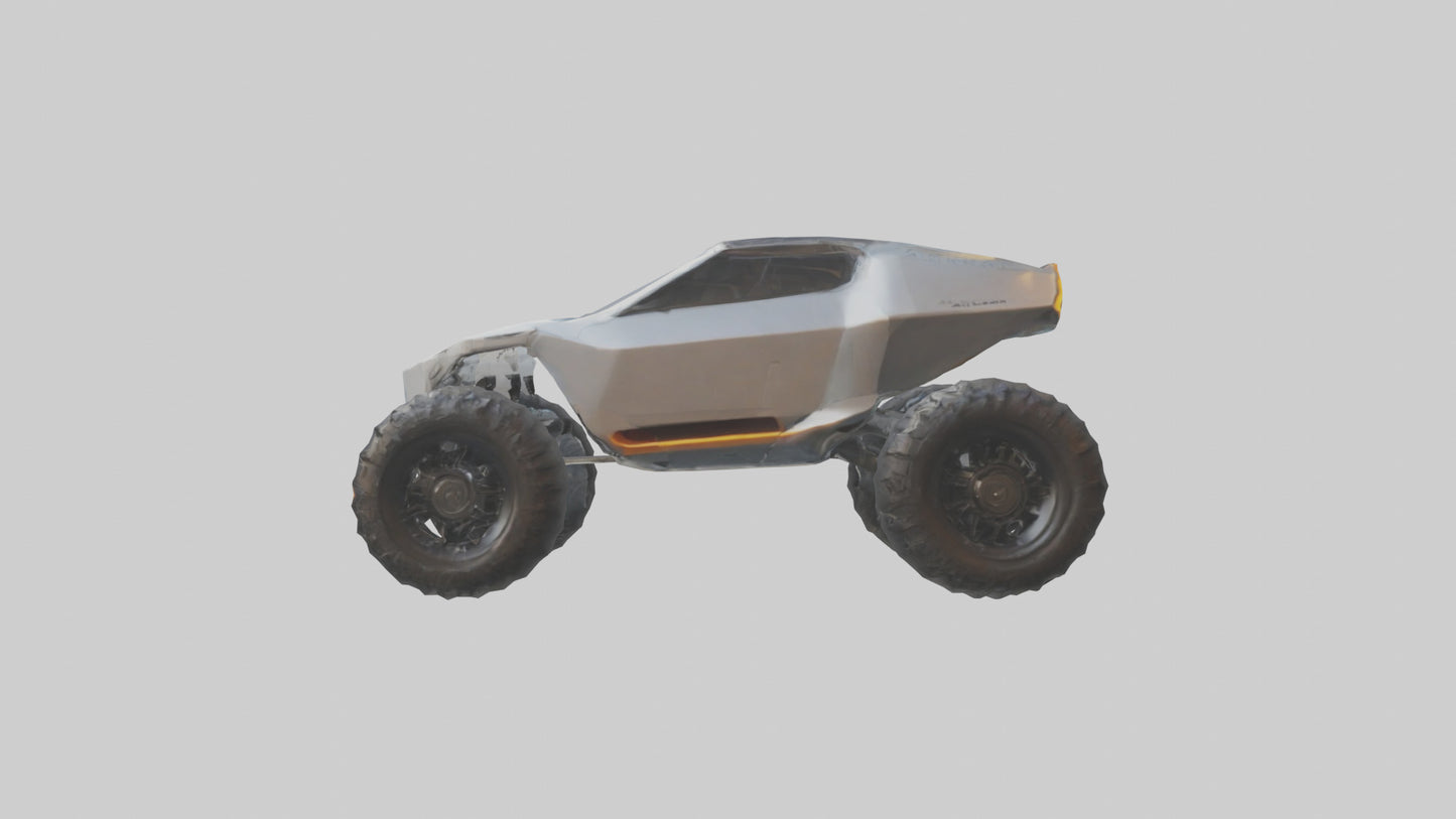 Futuristic Allterrain Vehicle model 3D model