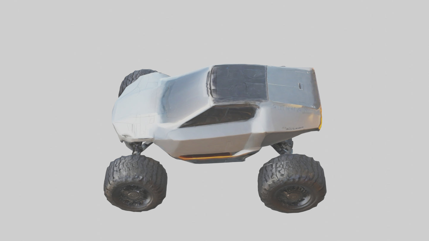 Futuristic Allterrain Vehicle model 3D model