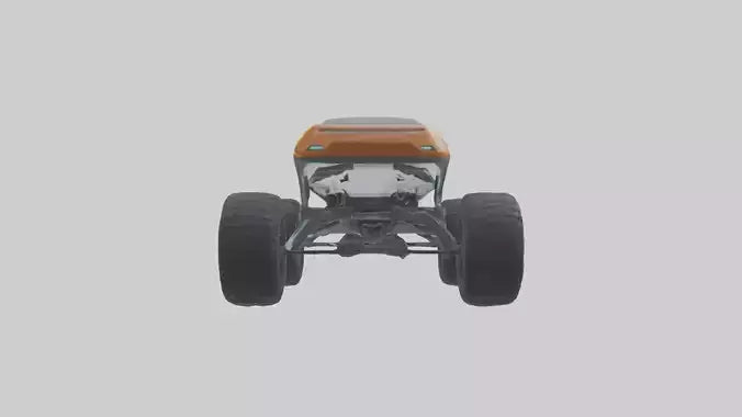 Futuristic Allterrain Vehicle model 3D model